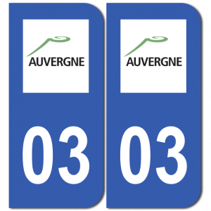 Stickers département Allier