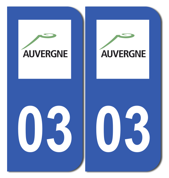 Stickers département Allier